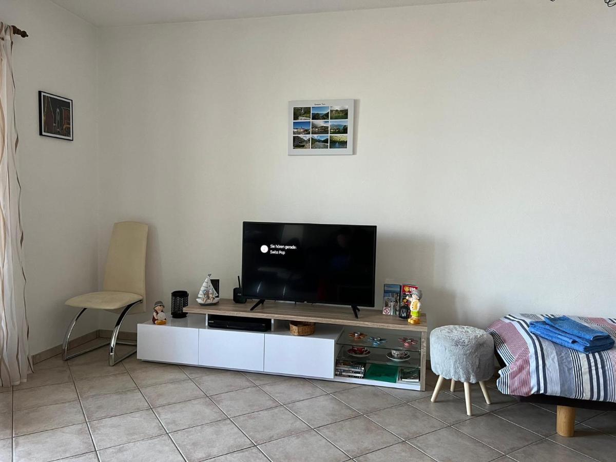 1 Zimmer Apartment Mit Seesicht Und Pool Gambarogno 外观 照片